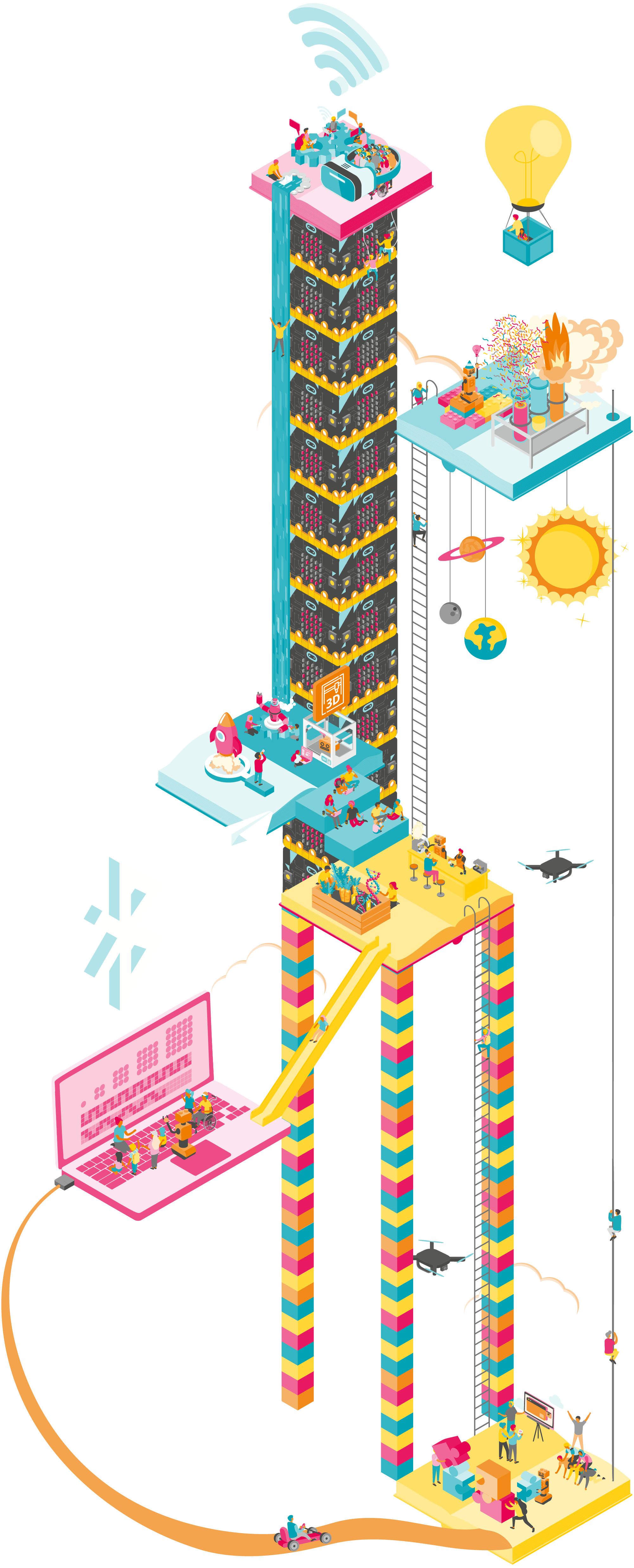 illustration world